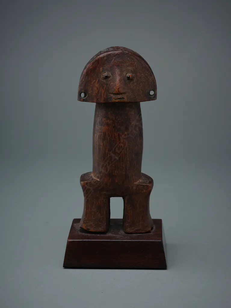 African wooden phallus figure, Image 1++